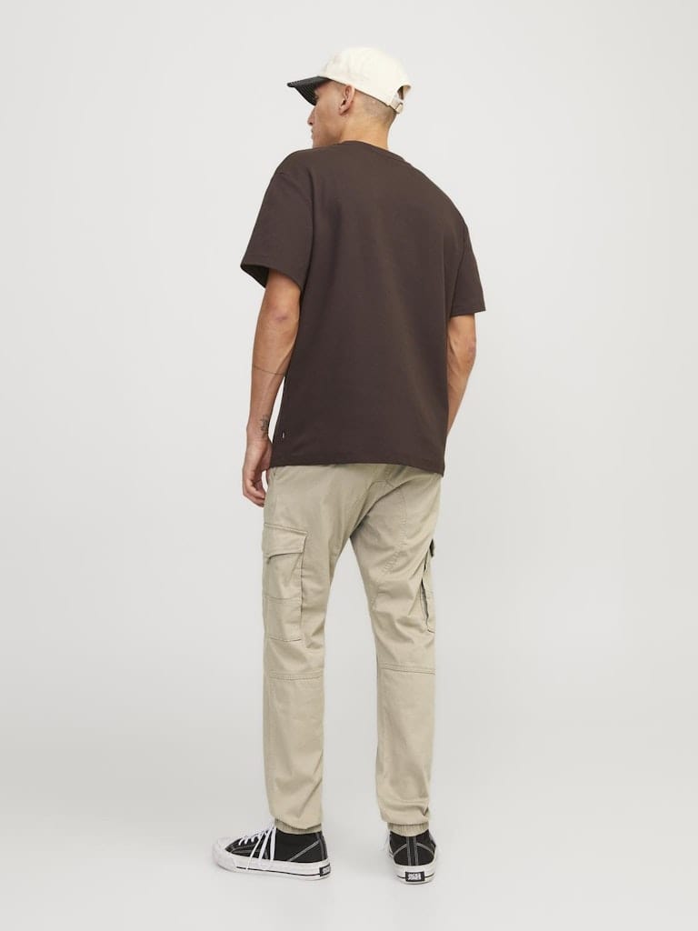 Pantalón Cargo Beige - JPSTPAUL FLAKE CARGO CROCKERY NOOS
